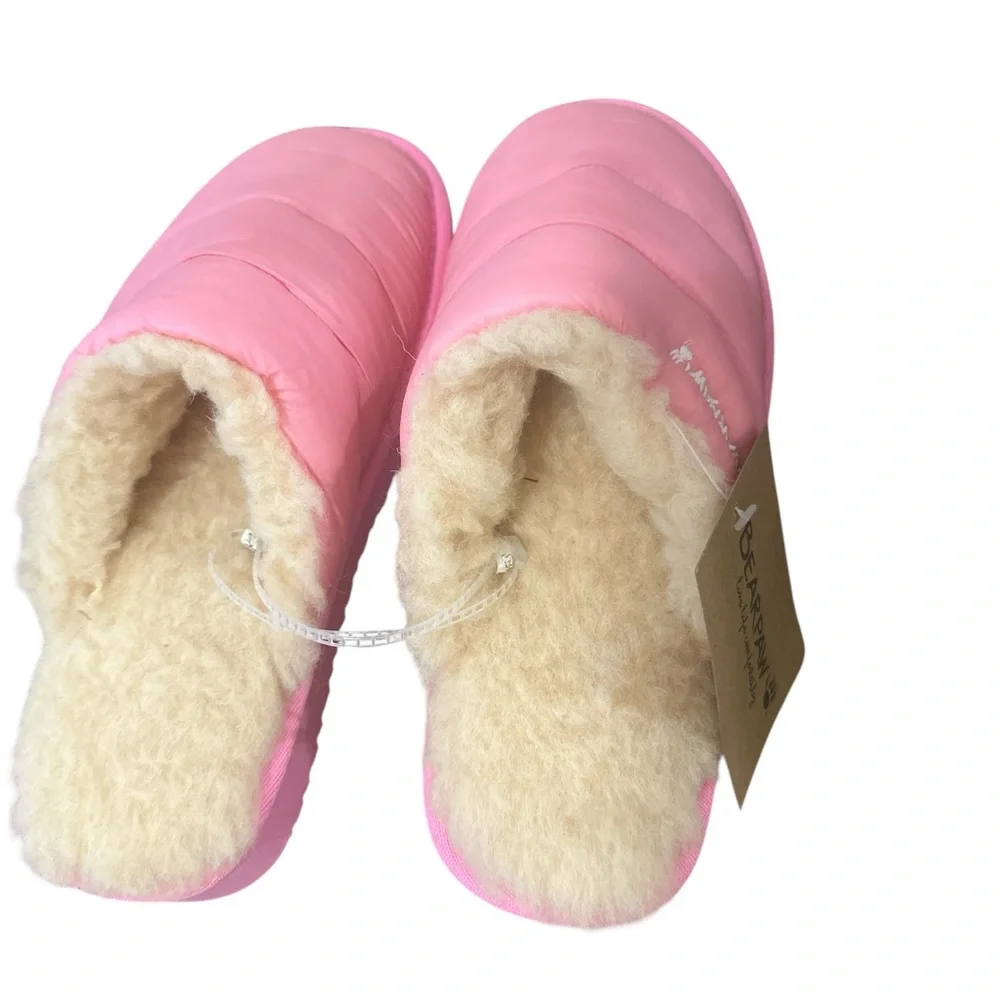BearPaw Puffy Slipper- Pink size 8 - Picture 4 of 4